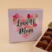 Purple Tulip Bouquet with Chocolate For Mom