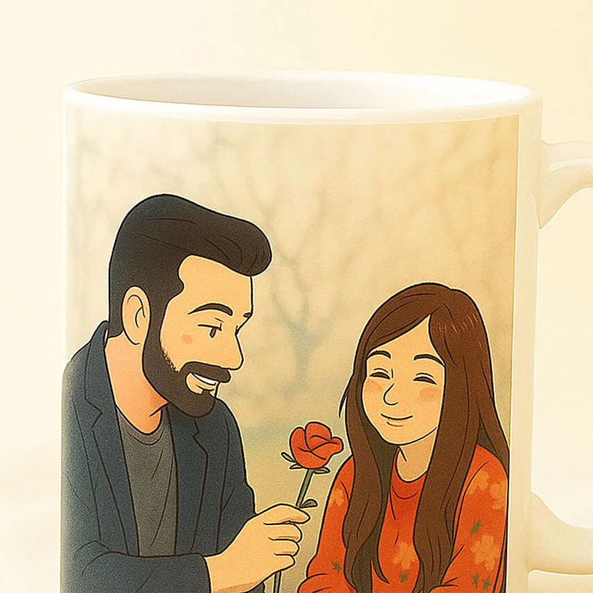Personalise Your Ghibli Special Couple Mug