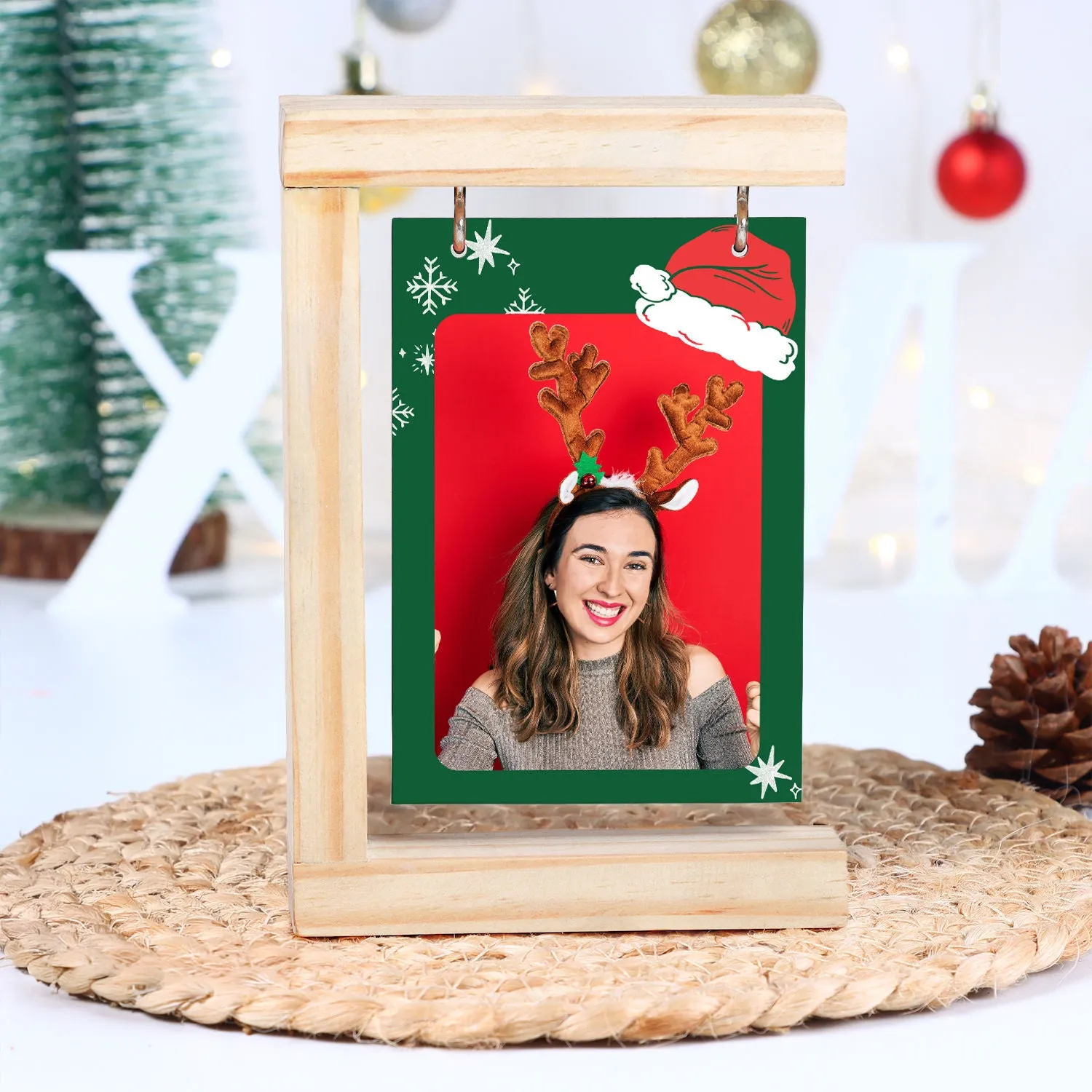 Personalised Hanging Frame For Christmas
