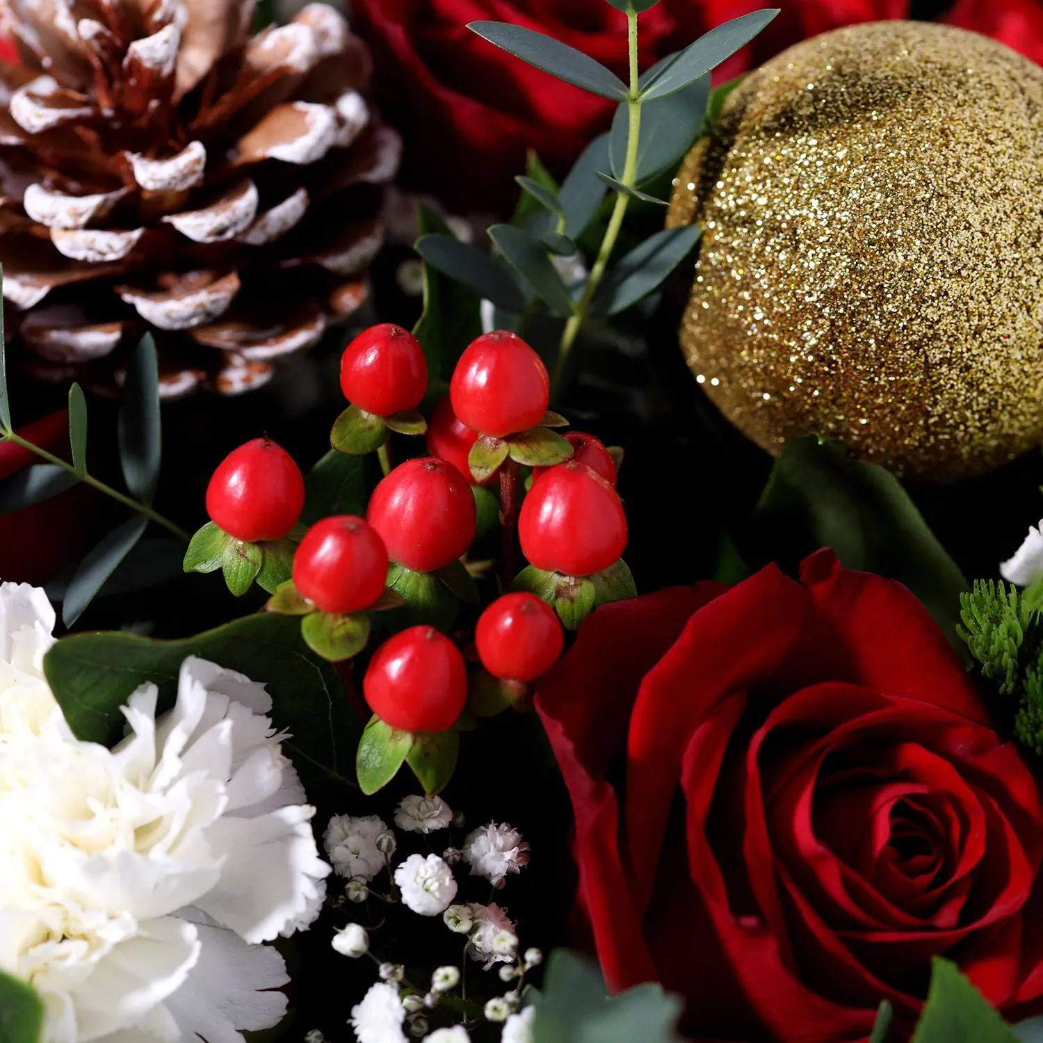 Christmas Themed Floral Bouquet