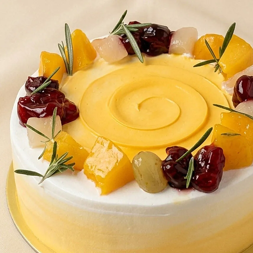 Chantilly Fruit Cake For Birthday 6 inches