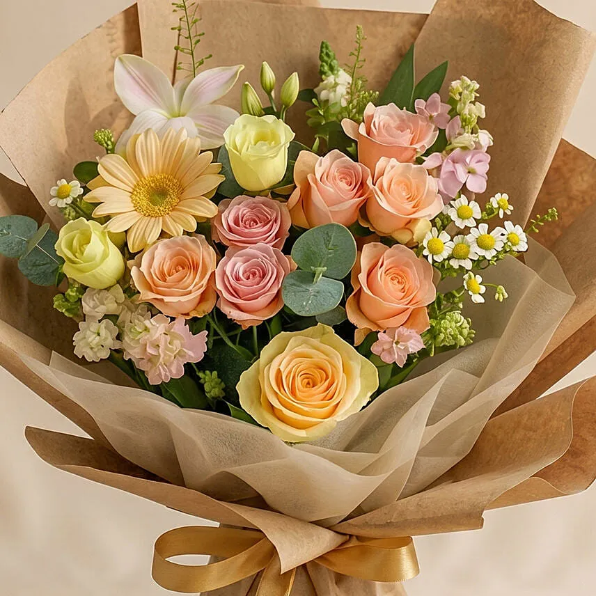 Beloved - Elegant Mix Flowers Bouquet