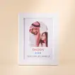 Dad, You Are My World - Personalized Photo Frame Gift