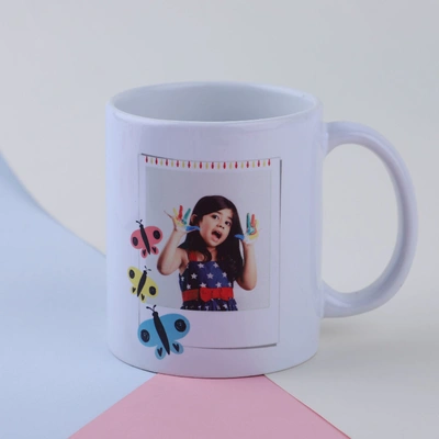 Customizable Ceramic Photo Mug - Perfect Personalized Gift
