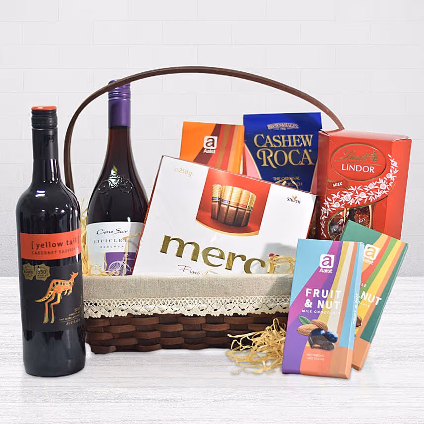 Red Wine N Truffles Gift Hamper