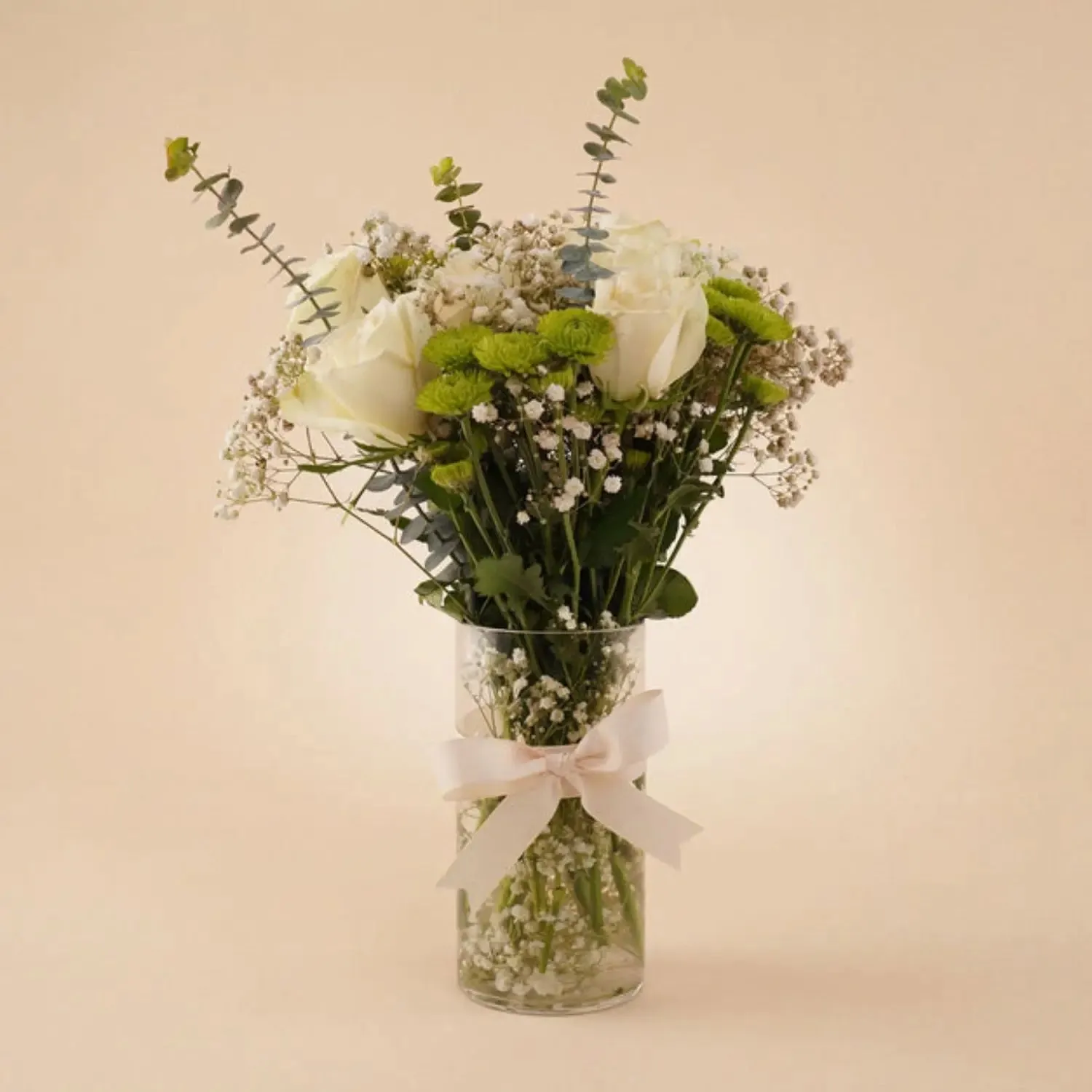 Elegant Ivory Garden Floral Arrangement