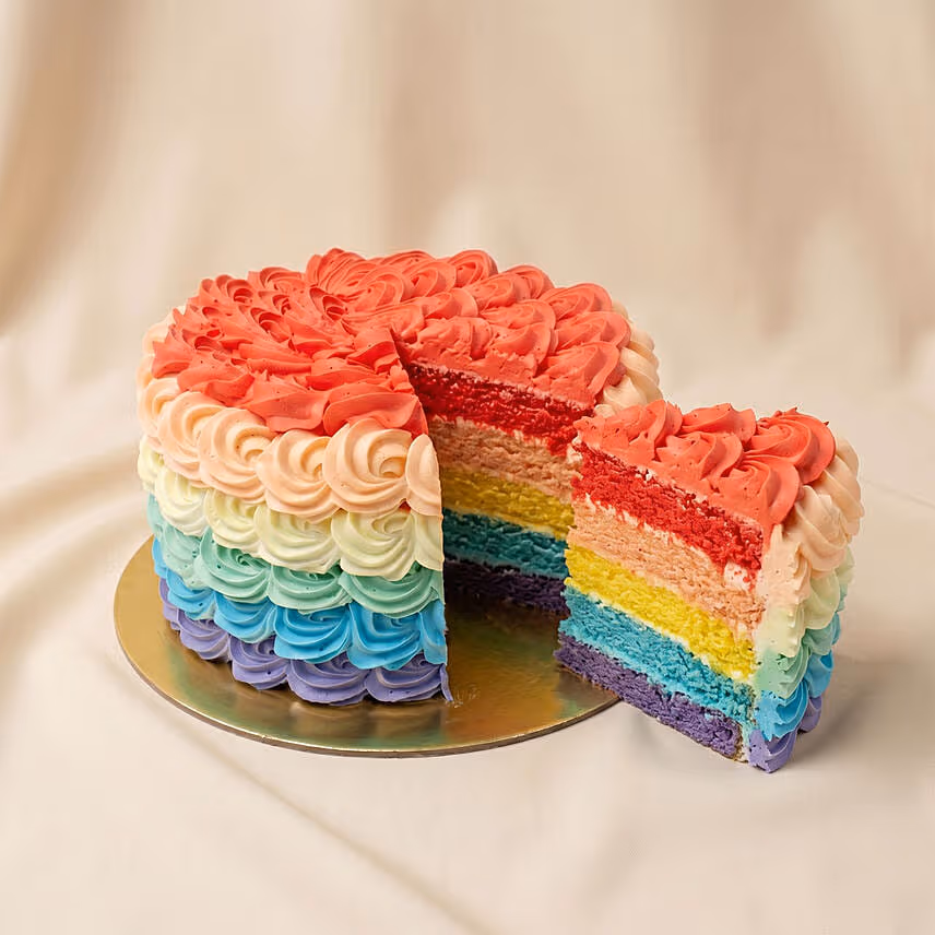 Colorful Rainbow Sponge Cake 750g