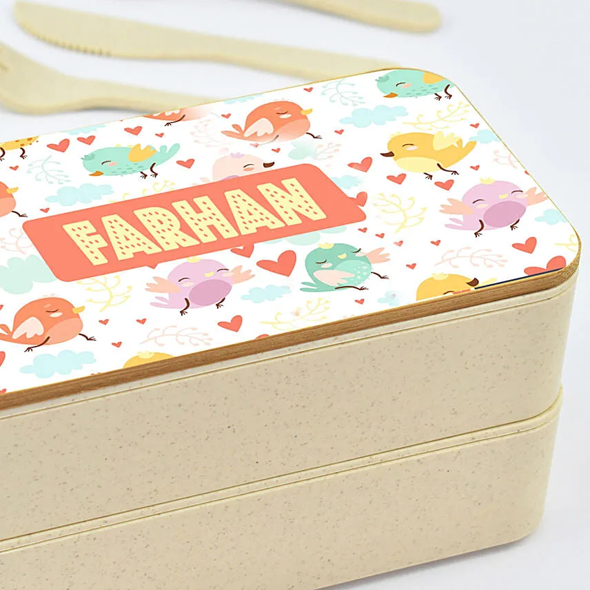 Personalised Name Printed Lunch Box