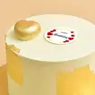 Luxurious Celestial Chocolate Round Cake - Perfect for Celebrations