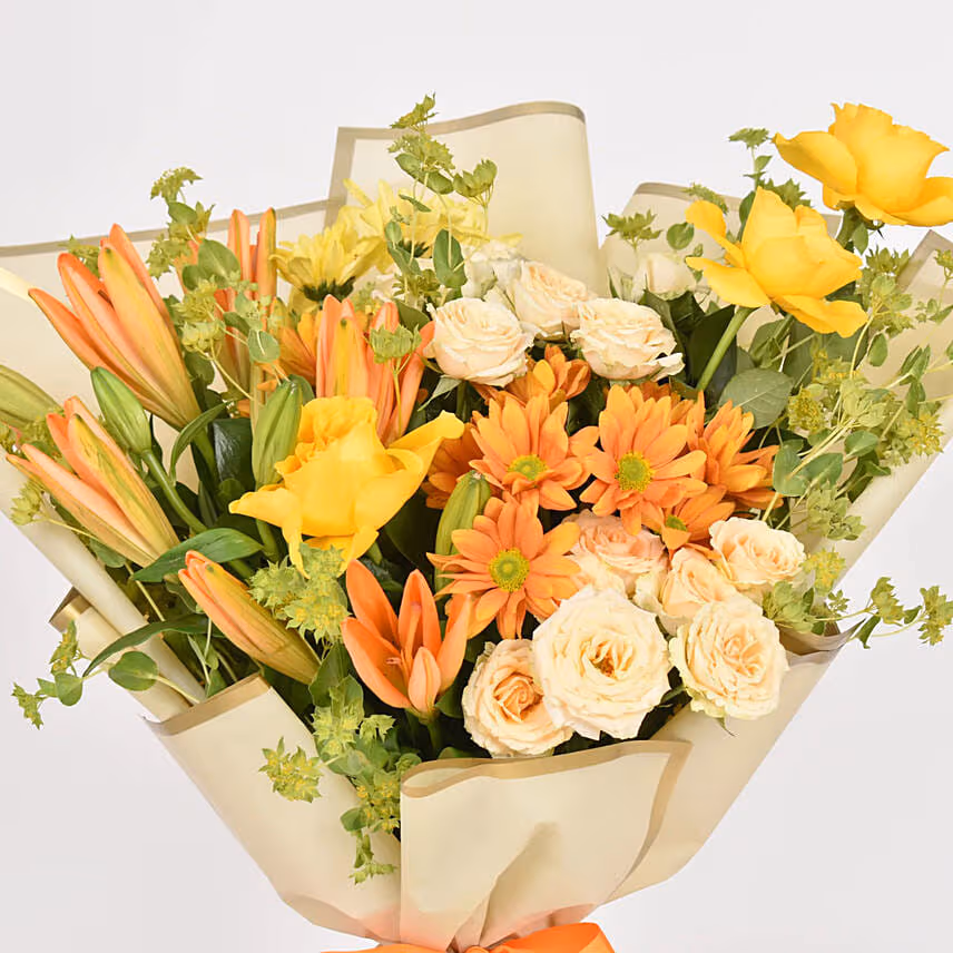 October Birthday Wishes Flower Bouquet