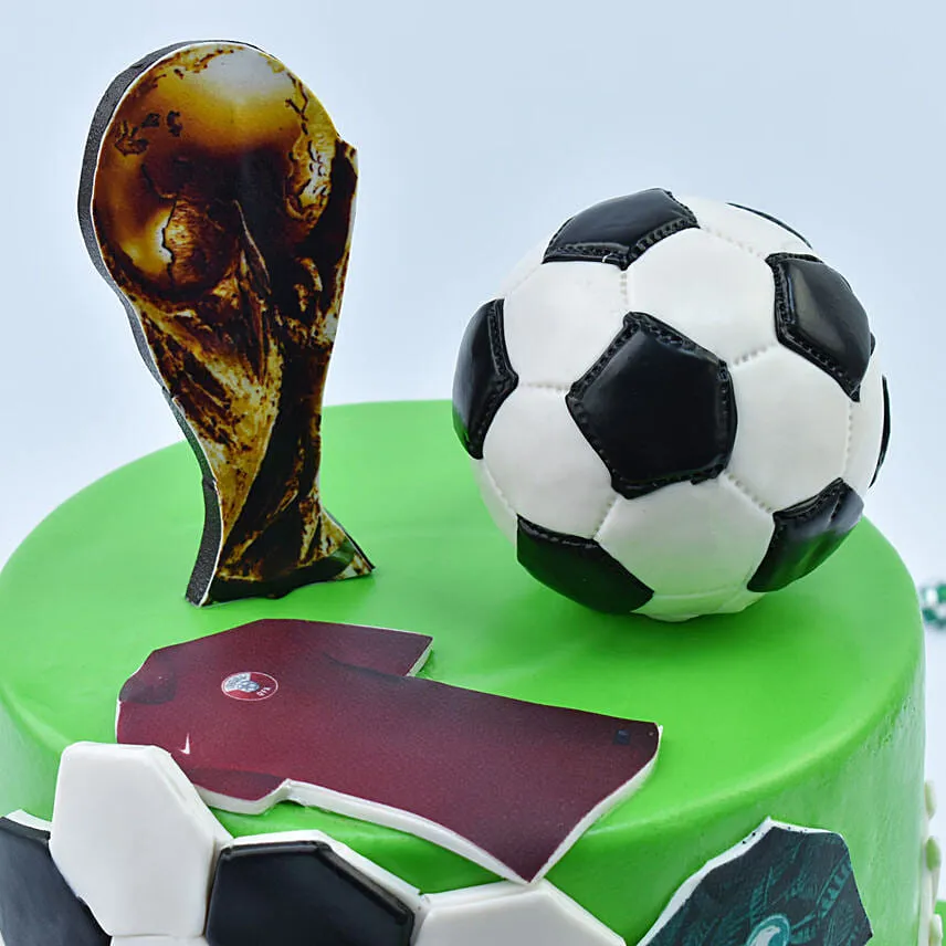 Live Football Cake