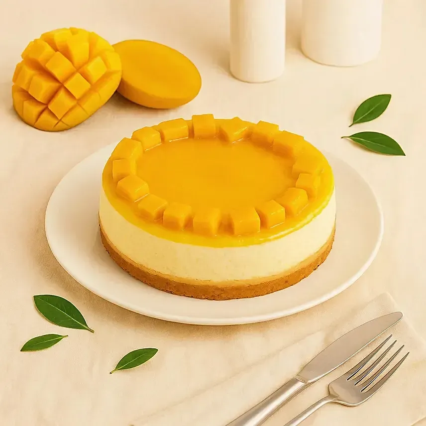Mango Cheese Cakes 6 Inches