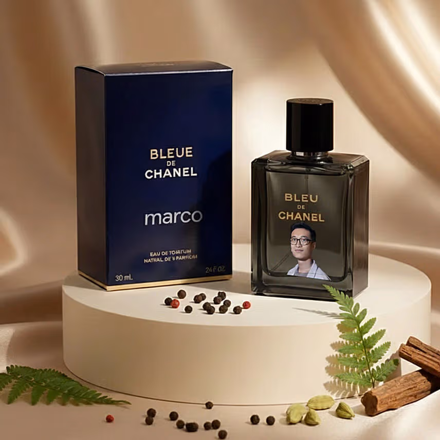 Personalised Blue De Chanel 100 ML for Men