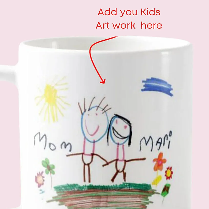 Mothers Day Children Art Mug