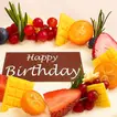 كيك عيد الميلاد فانيلا بالفواكه - 500 غرام