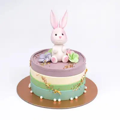 Charming Easter Bunny Chocolate Cake - 2 Kg Delight