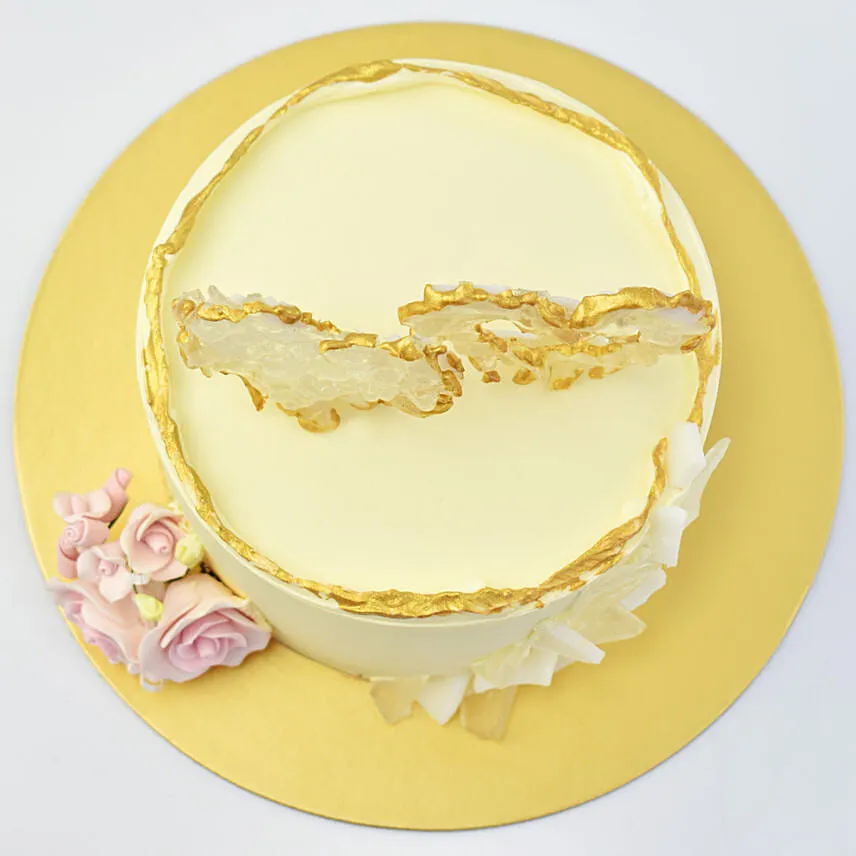 Affairs of Hearts Celebration Vanilla Cake