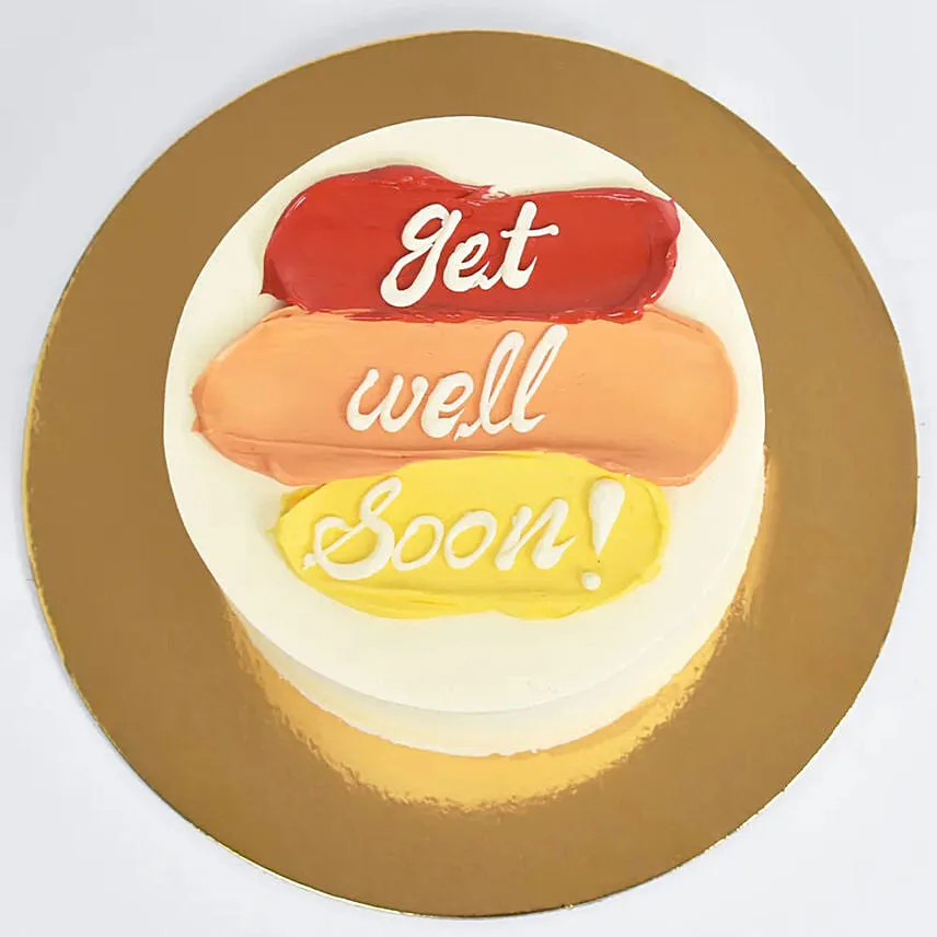 Get Well Soon Vanilla Cake