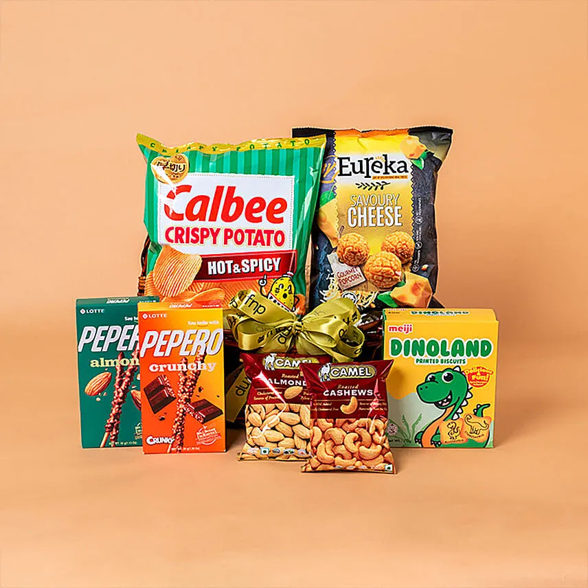 Delightful Snacks Treat Basket
