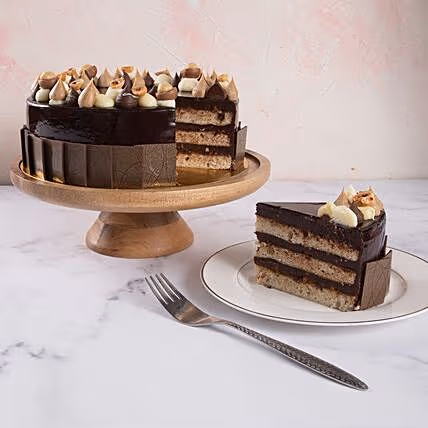 Exquisite Chocolate Hazelnut Delight Cake