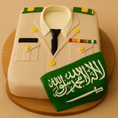 كيكة تخرج ضابط عسكري - 2 كيلو / شوكولاته