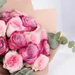 Elegant Soft Purple Hand Bouquet for Umrah Mubaraka Celebration