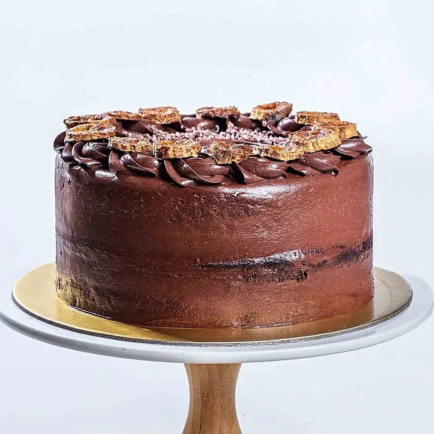 Roasted Chocolate Banana Cake