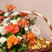 Luxurious Creamy Rose Ensemble with Gourmet Chocolates