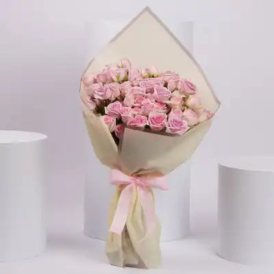 Elegant Pink Touch Bouquet with Spray Roses