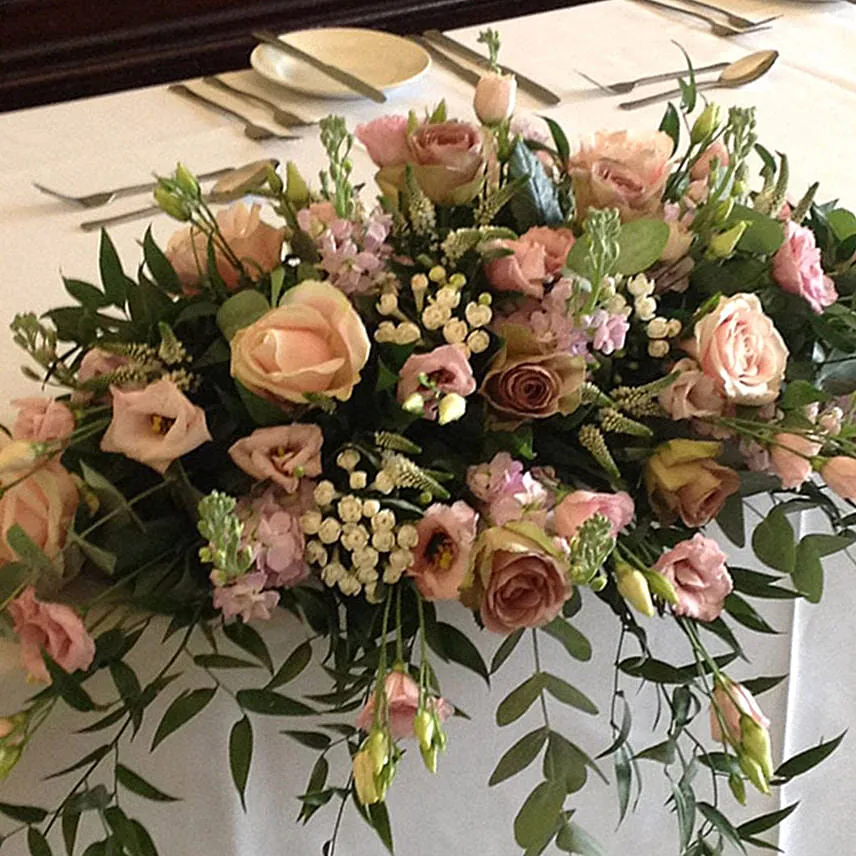 Mix Flower Center Table Arrangement
