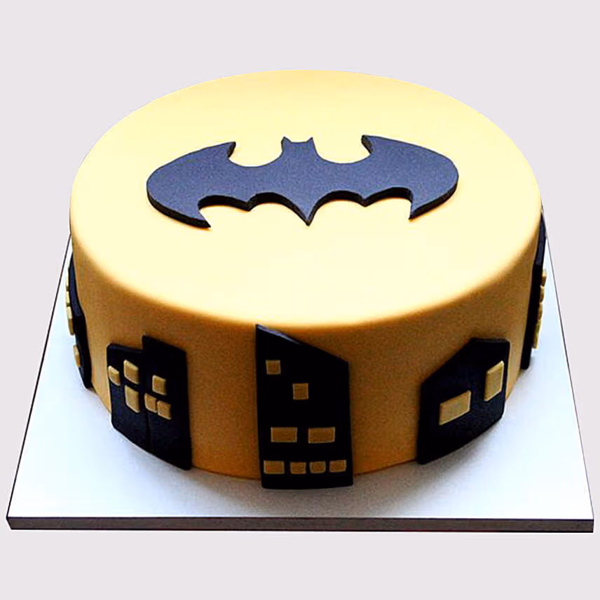 Batman Logo Cake