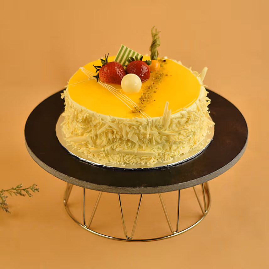 Fruity Mango Sponge Cake