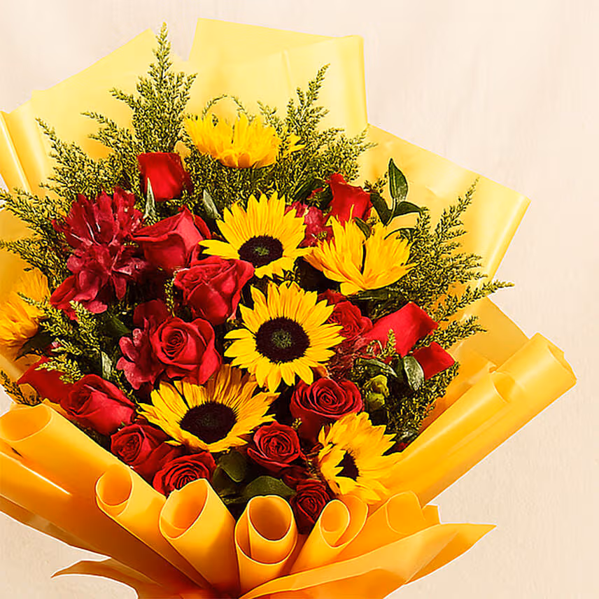 Lovely Mixed Flowers Bunch