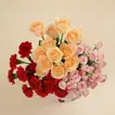 Sweetheart Floral Surprise Box: Elegant Roses & Carnations - With Topper