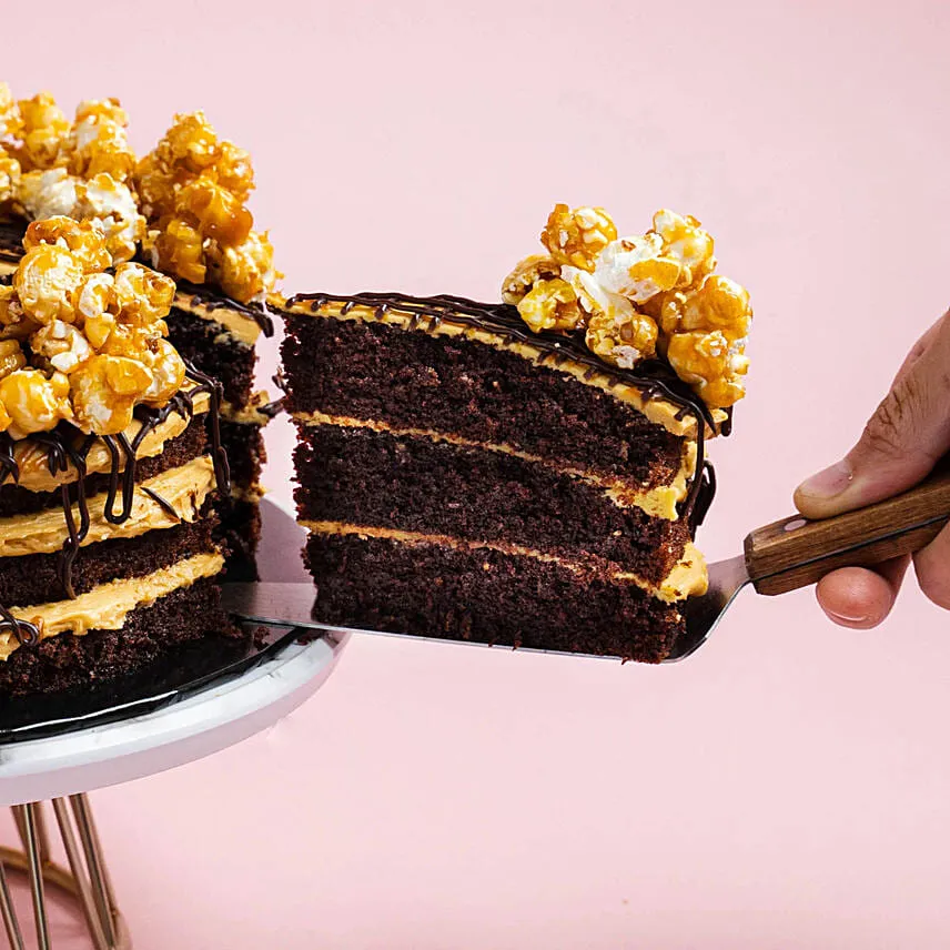 Salted Caramel Chocolate Popstar Cake