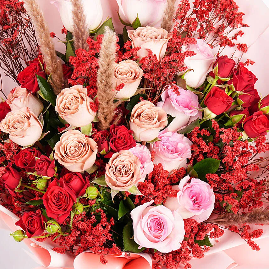 Love in Bloom Bouquet For Valentines Day