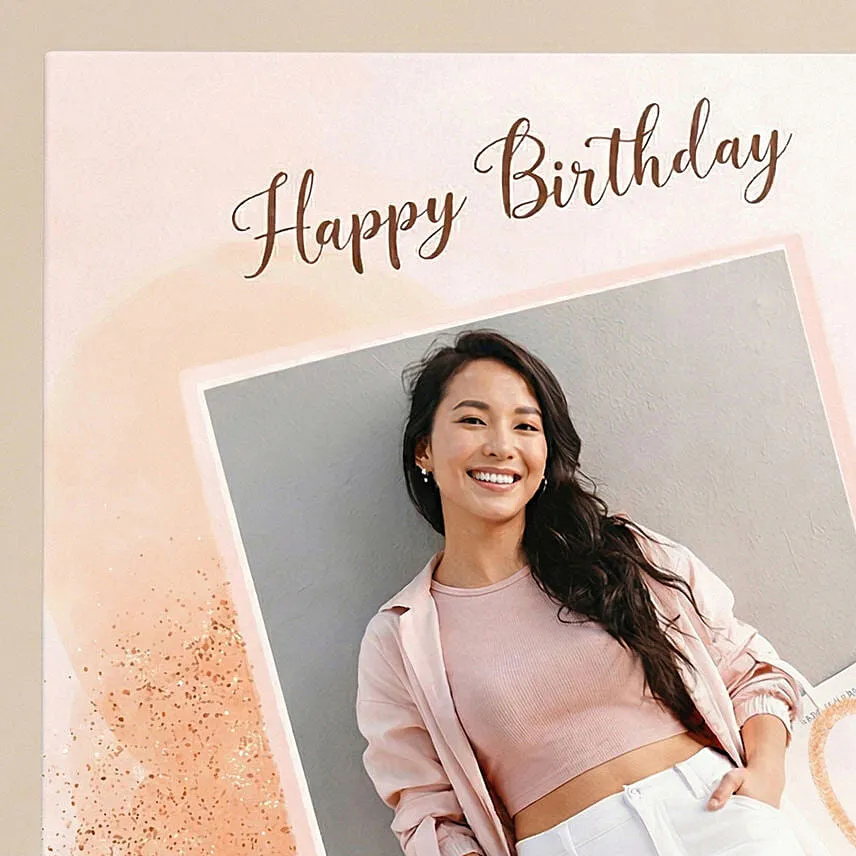Personalised Happy Birthday Photo Stand