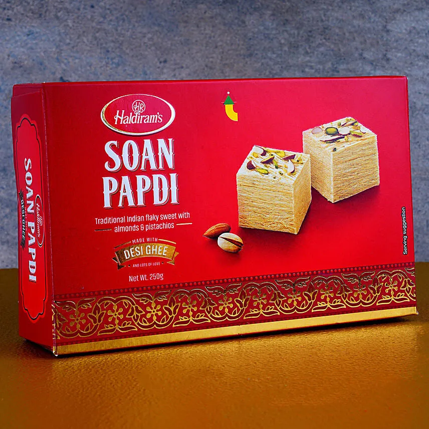 Sneh Vibrant Set Of 2 Pearl Rakhis & Soan Papdi