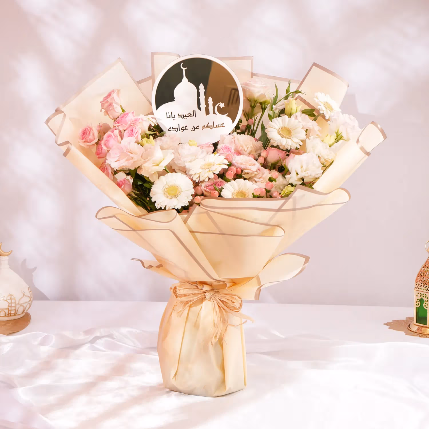 Sacred Bloom Blessings: Elegant Ramadan Floral Arrangement