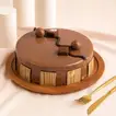 Opulent Dark Compound Fudge Cake - 500 Grams