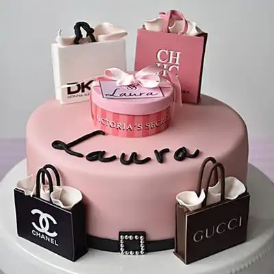 Luxurious 3D Designer Cake Inspired by Victoria's Secret