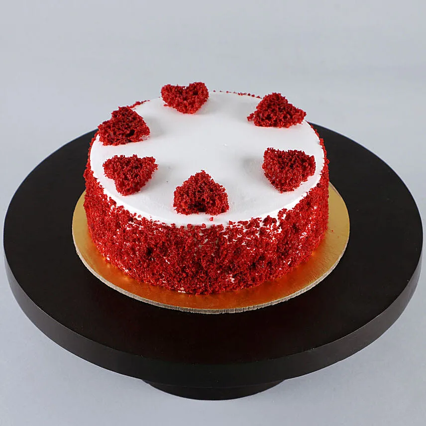 Red Hearts Velvet Cake- 1 Kg