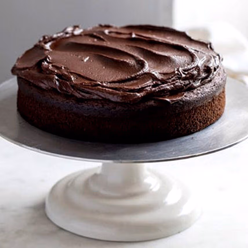 Vegan Triple Chocolate Banana Cake