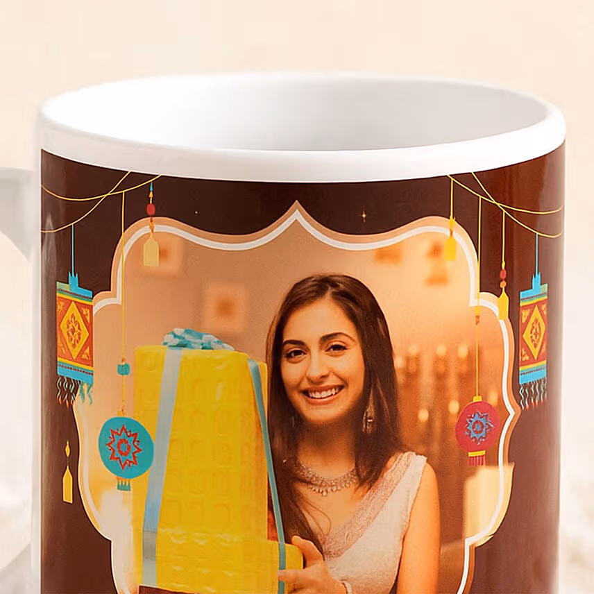 Personalised Deepavali White Ceramic Mug