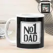 Personalized No.1 Dad Photo Mug - Perfect Gift for Fathers