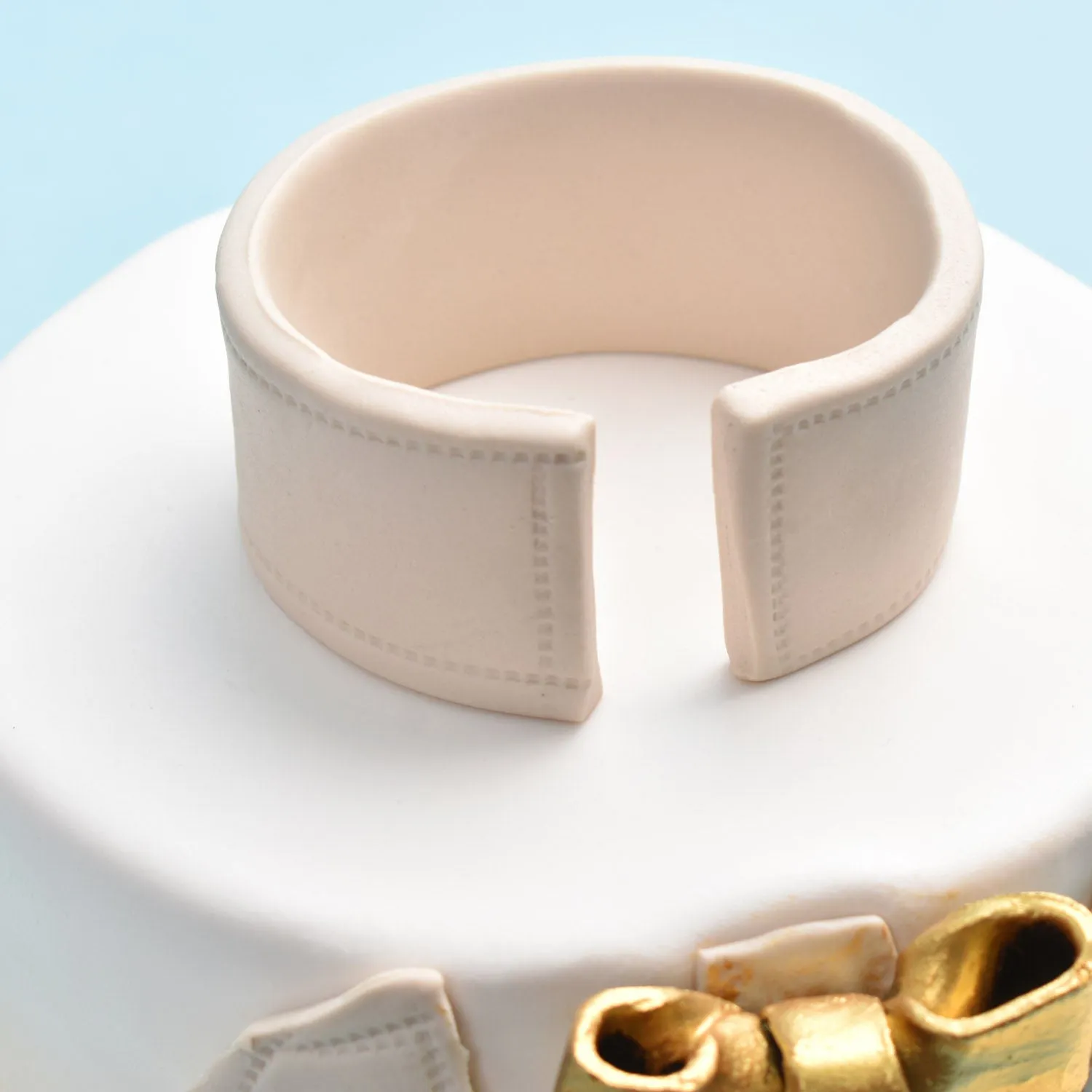Elegant Gentleman Designer Cake - Chocolate Fondant Delight