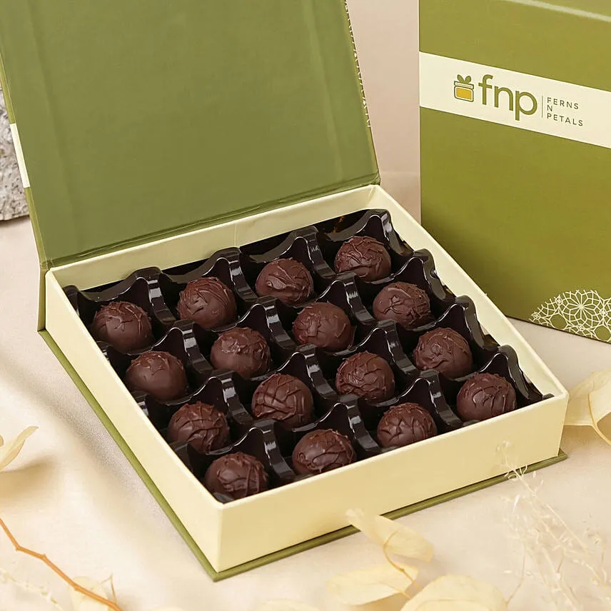 Dark Chocolate Truffles Box