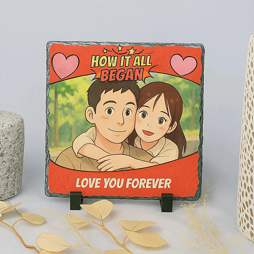 Ghibli Style Love You Forever Personalised Frame