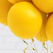 Vibrant Yellow Helium Balloons - Perfect for Celebrations