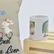 Grandpa's Best Gift Combo: Cushion and Mug Set